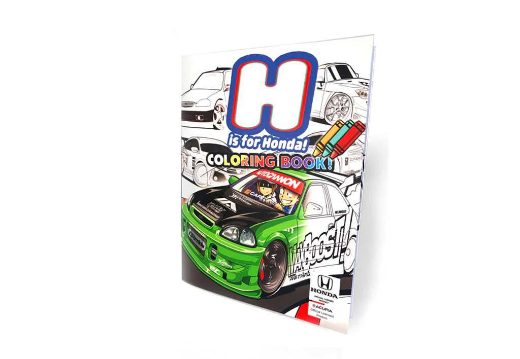 H is for Honda Coloring Book